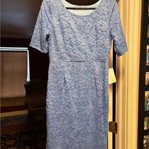 Chic Lavender Lace Dress